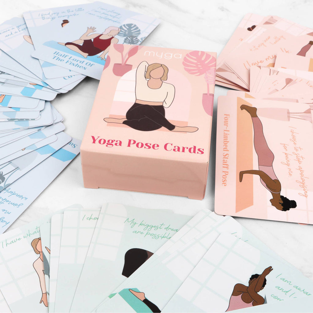 Affirmation Yoga Pose Cards