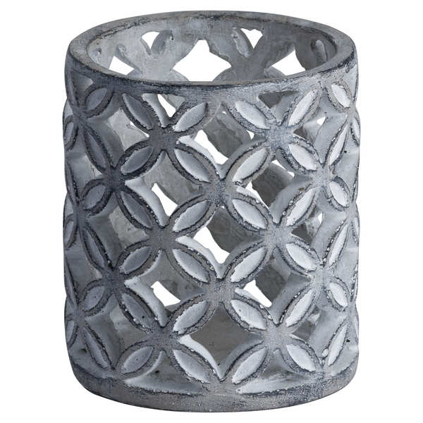 GEOMETRIC STONE CANDLE HURRICANE