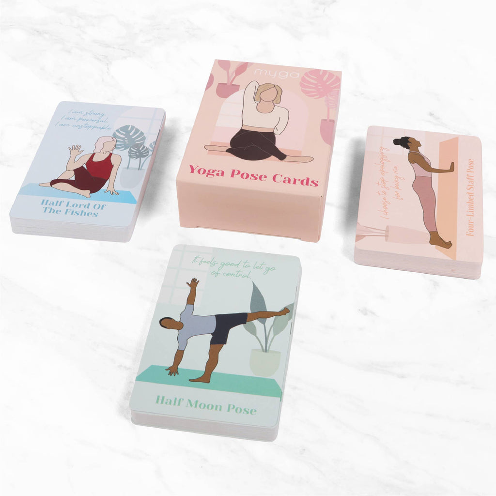 Affirmation Yoga Pose Cards