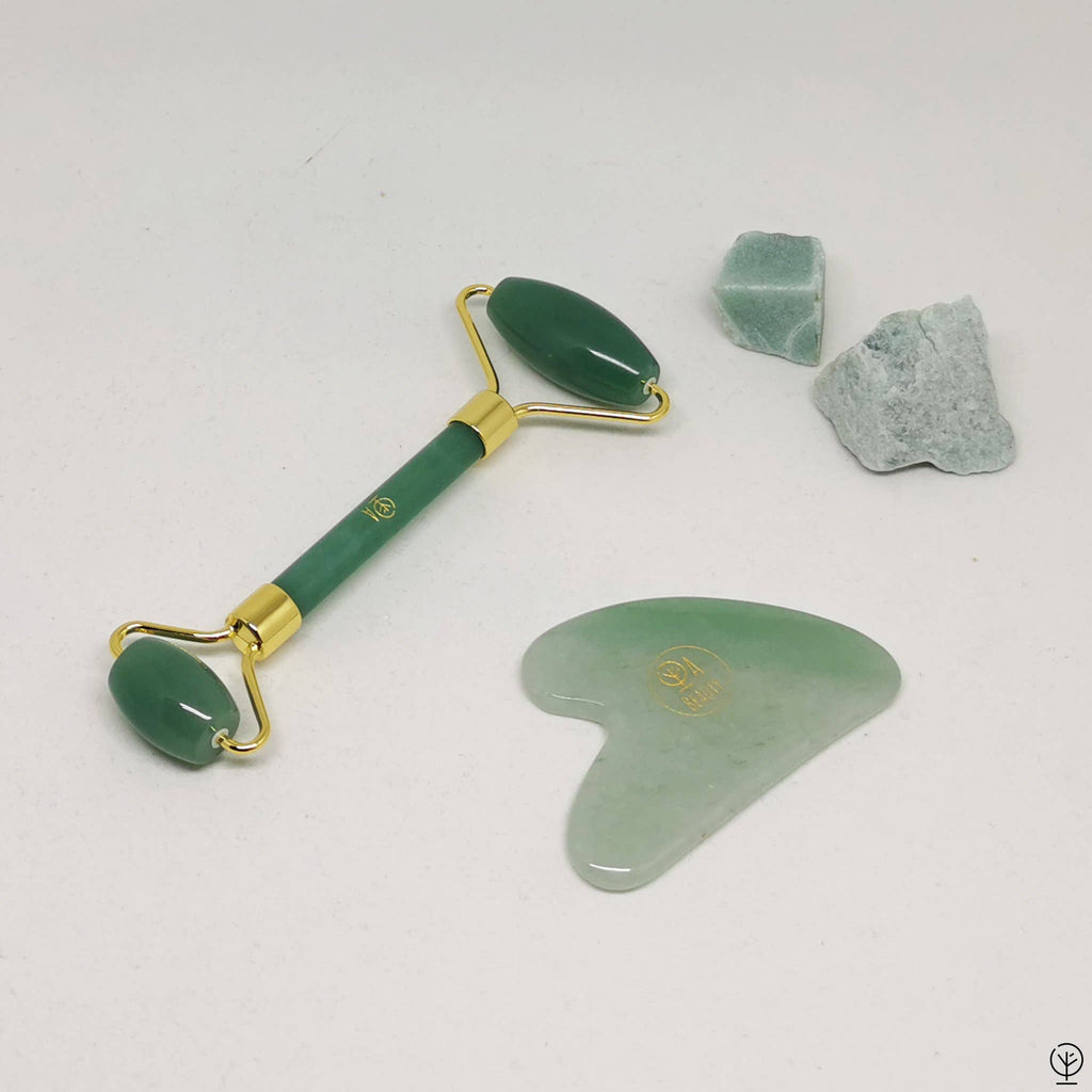 GREEN AVENTURINE HEART GUA-SHA MASSAGE | ANTI INFLAMMATORY