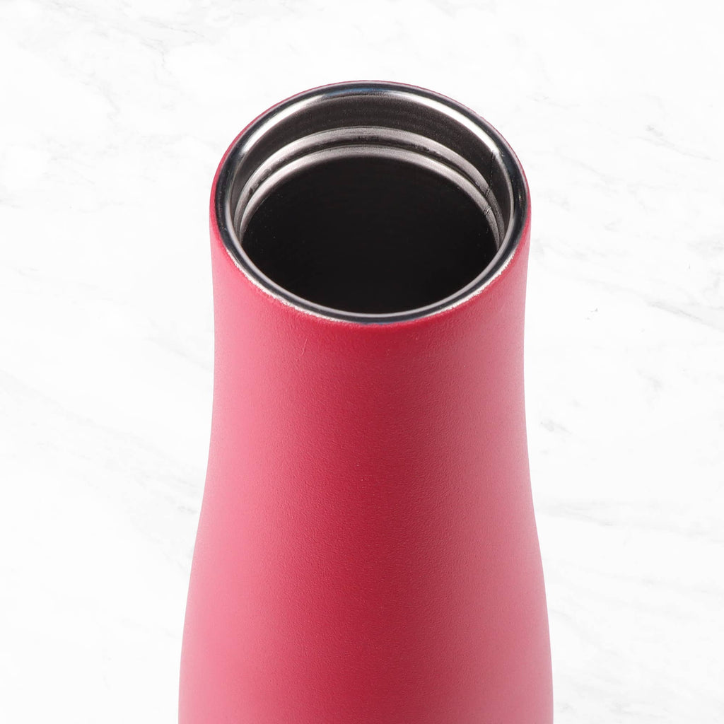 BALI INSULATED WATER BOTTLE WITH CORK LID: PINK