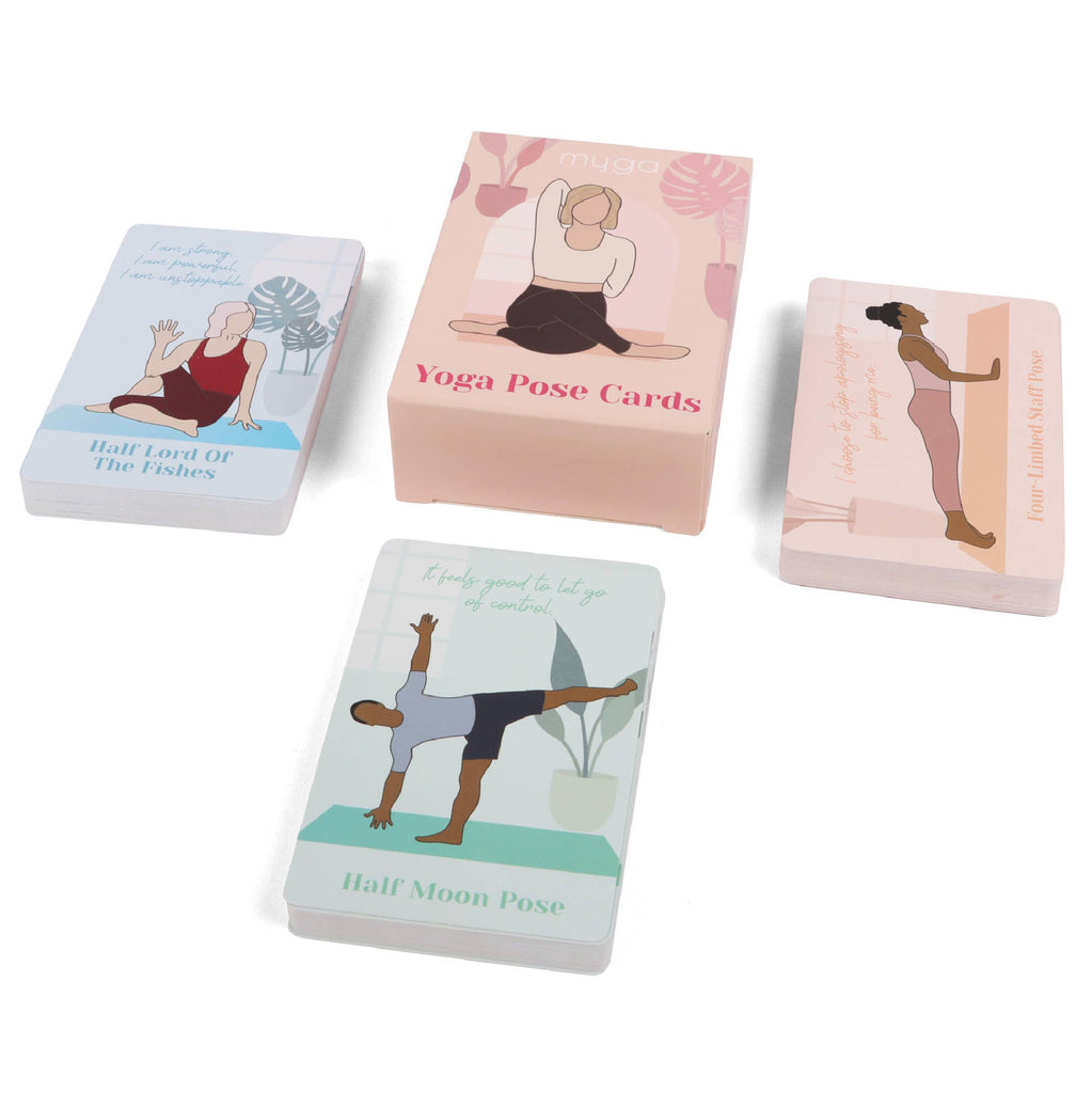 Affirmation Yoga Pose Cards