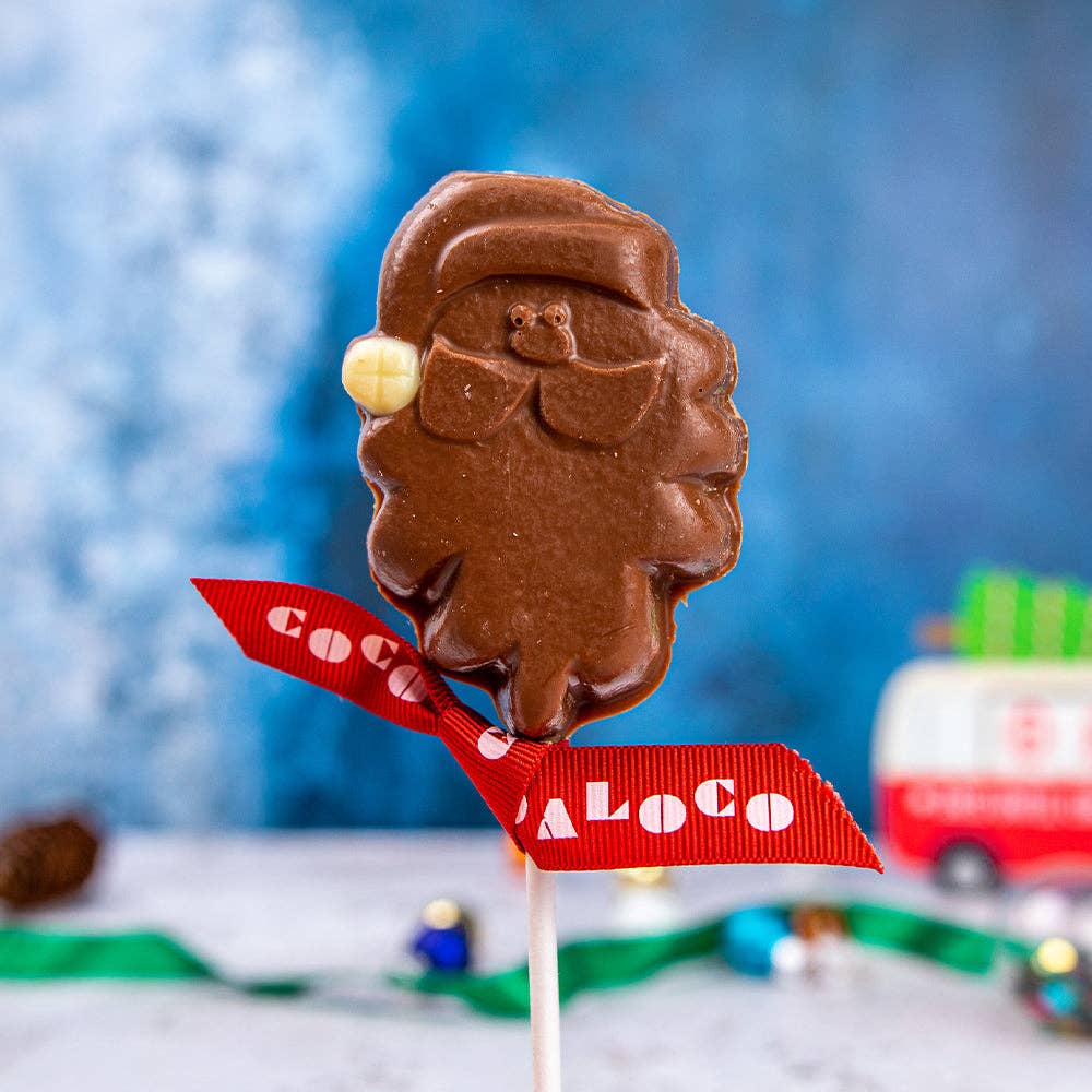 MILK CHOCOLATE SANTA LOLLY – 40G