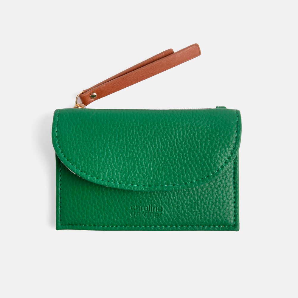 GREEN CARDHOLDER COIN PURSE