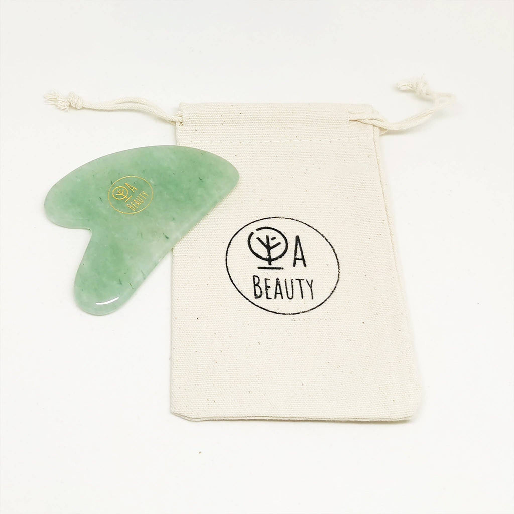 GREEN AVENTURINE HEART GUA-SHA MASSAGE | ANTI INFLAMMATORY