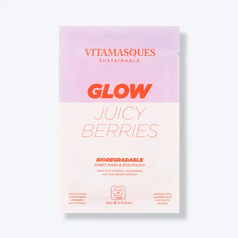 GLOW JUICY BERRIES FACE SHEET MASK