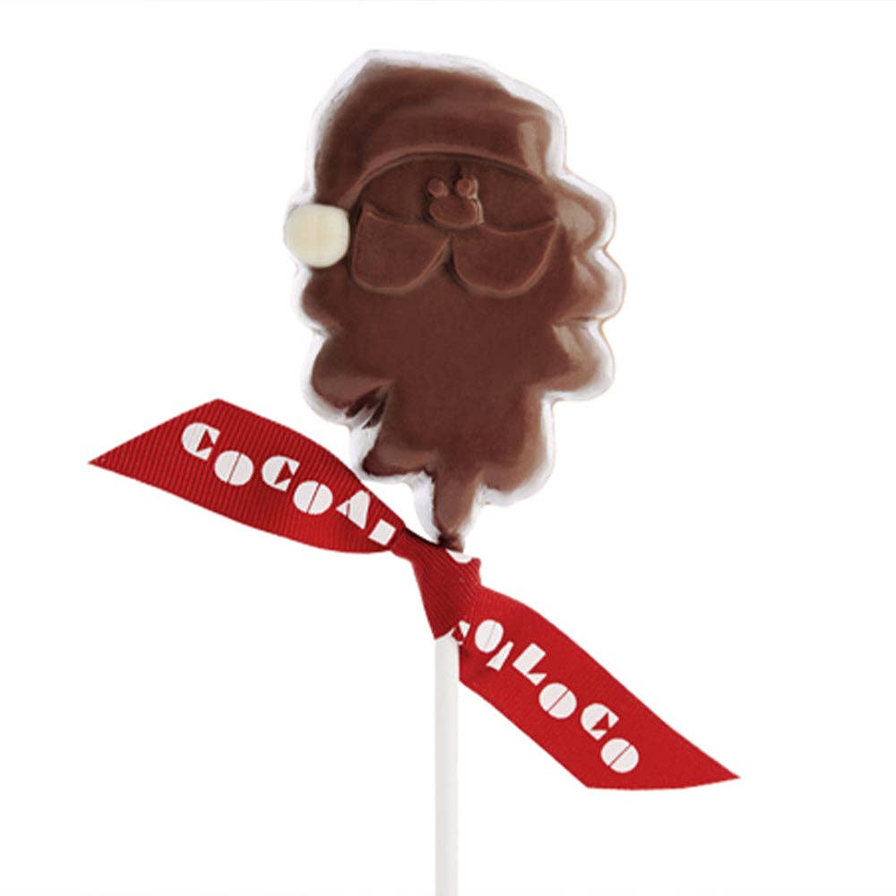 MILK CHOCOLATE SANTA LOLLY – 40G