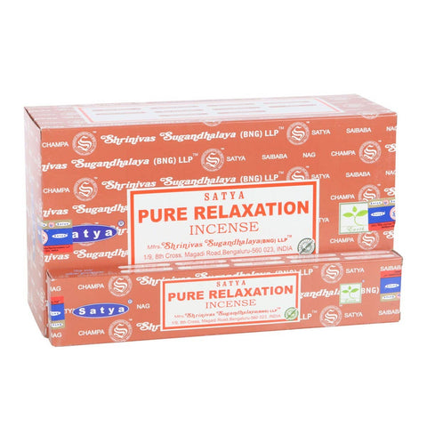 INDIVIDUAL: PURE RELAXATION INCENSE STICKS BY SATYA