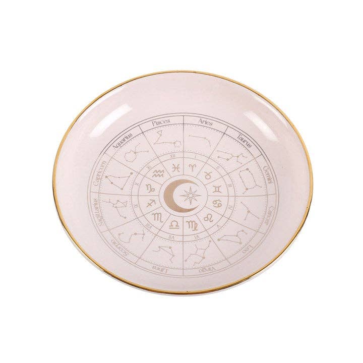 OFF WHITE ASTROLOGY WHEEL TRINKET DISH