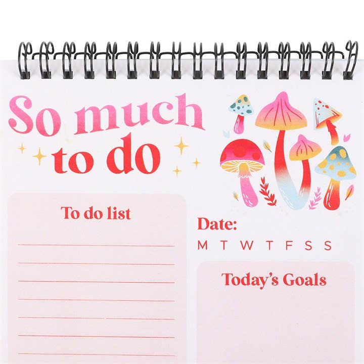 SO MUCH TO DO GROOVY MUSHROOM LIST PAD