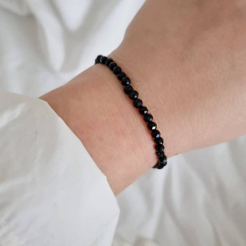 TWO LIBRAS - TINY BLACK TOURMALINE BRACELET